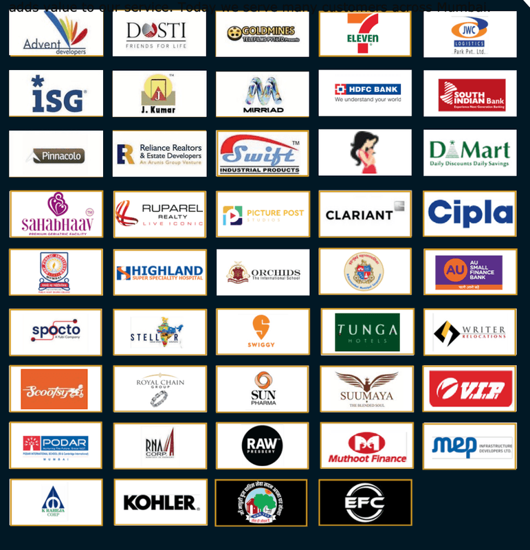 A collage of logos from our trusted clients